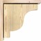 Ekena Millwork Newport Rough Sawn Corbel w/Backplate, Douglas Fir, 6"W x 14"D x 14"H COR06X14X14NEW01RDF - alternate 4